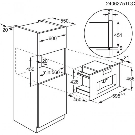 Кафемашина  AEG NKC9N8B