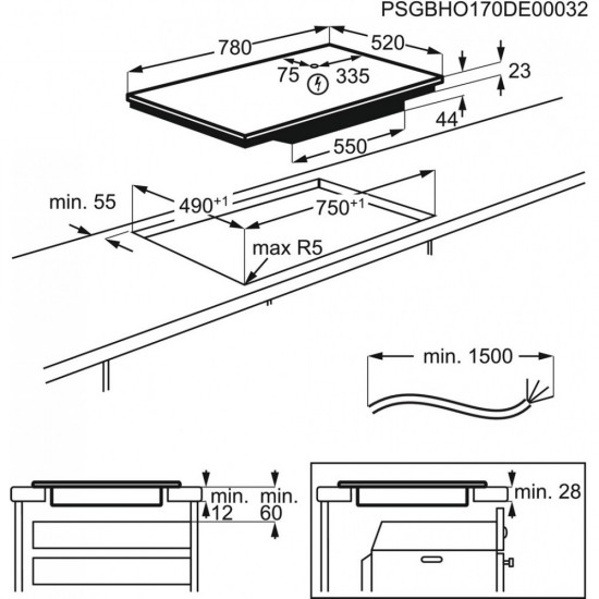 Плот за вграждане AEG IAE84881FB