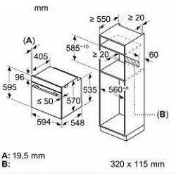 Фурна за вграждане BOSCH HBA171BS1