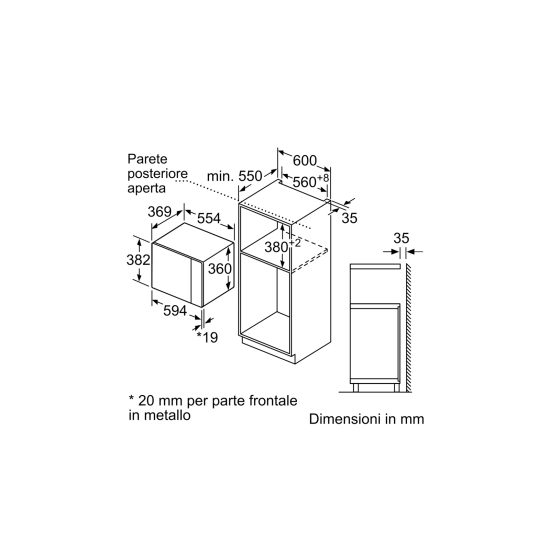 Микровълнова фурна Bosch BFL554MB0