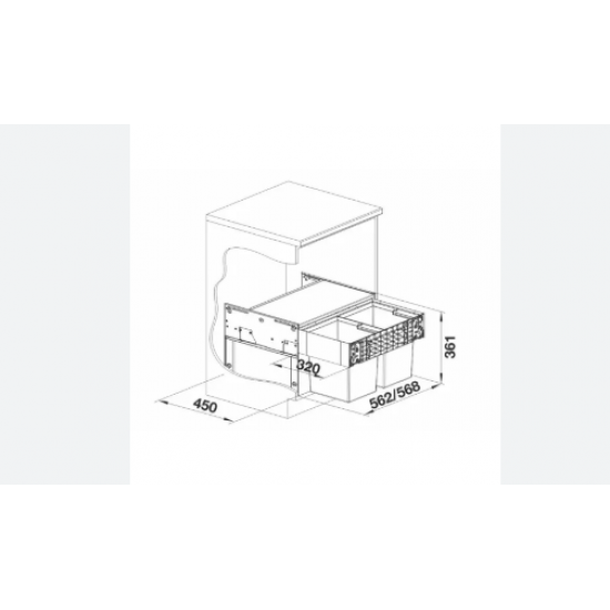 СИСТЕМА BLANCO SELECT II Compact 60/2 - 526207
