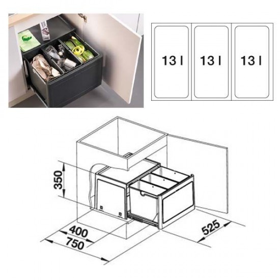СИСТЕМА BLANCO SELECT BOTTON PRO 60/3 AUTOMATIC 