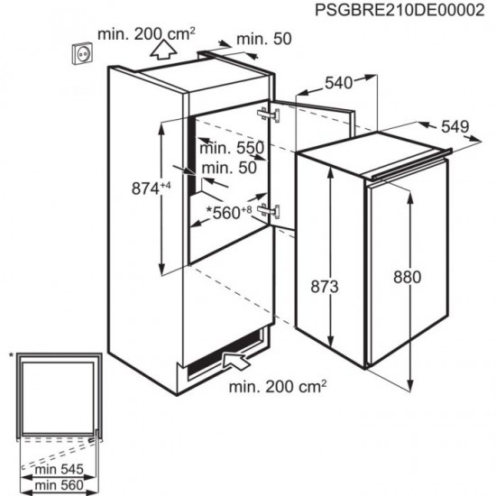 Хладилник Electrolux LFB2AE88S