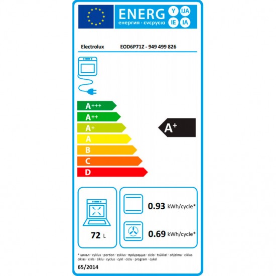 Фурна за вграждане Electrolux EOD6P71Z
