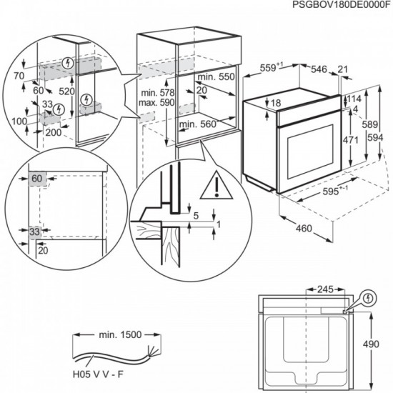 Фурна за вграждане Electrolux KOE8P89WZ