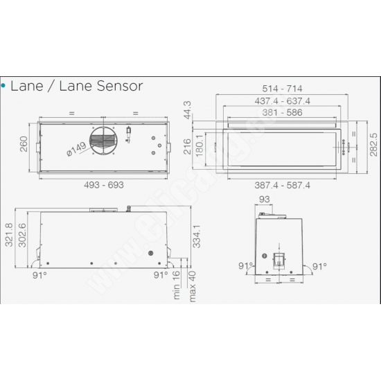 Аспиратор Elica Lane IX 72