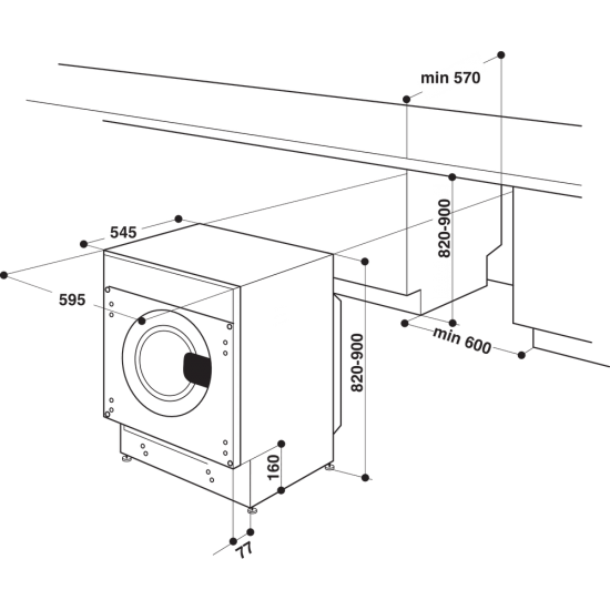 Пералня Hotpoint-Ariston BI WDHG 961484EU