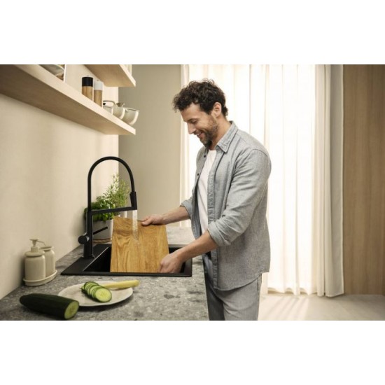 Смесител Hansgrohe Talis Select M54 Semi-Pro, Matt Black, 3jet