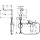 Смесител Hansgrohe Aqittura M91-H240 matt black