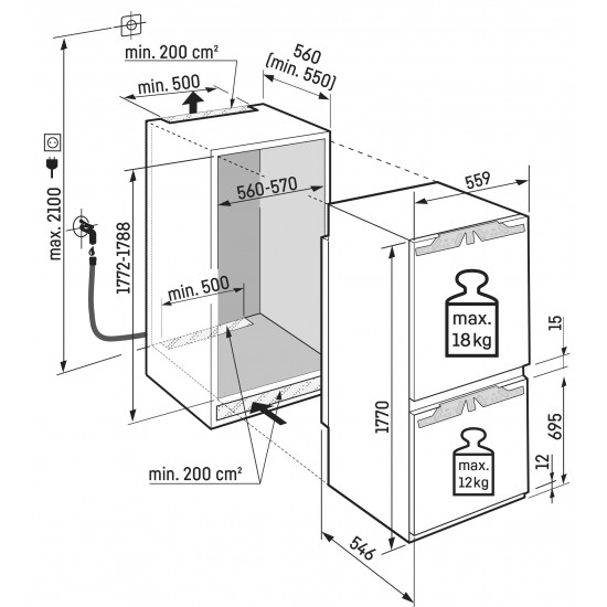 Хладилник Liebherr ICBNdi 5173 Peak BioFresh NoFrost