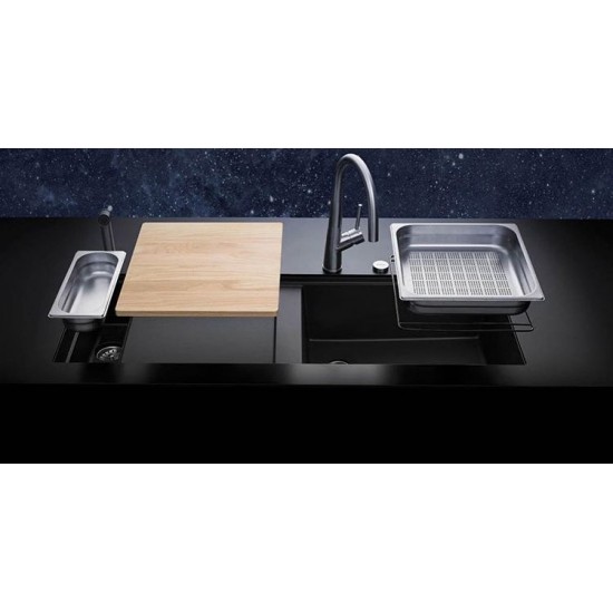 Гранитна мивка SCHOCK PREPSTATION D150 материал CRISTADUR