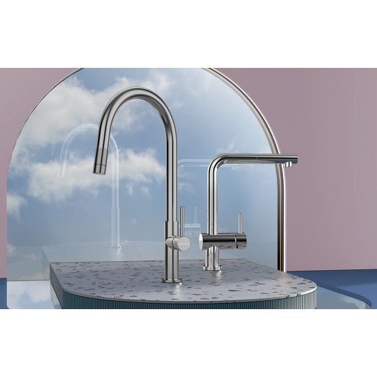 Смесител Schock TALIA PULL OUT INOX