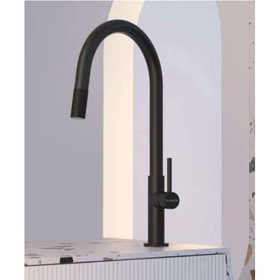 Смесител Schock TALIA PULL OUT BLACK