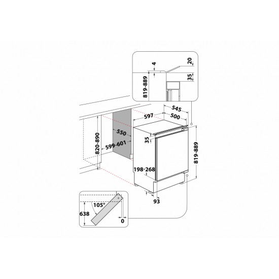 Хладилник Whirlpool WBUF011