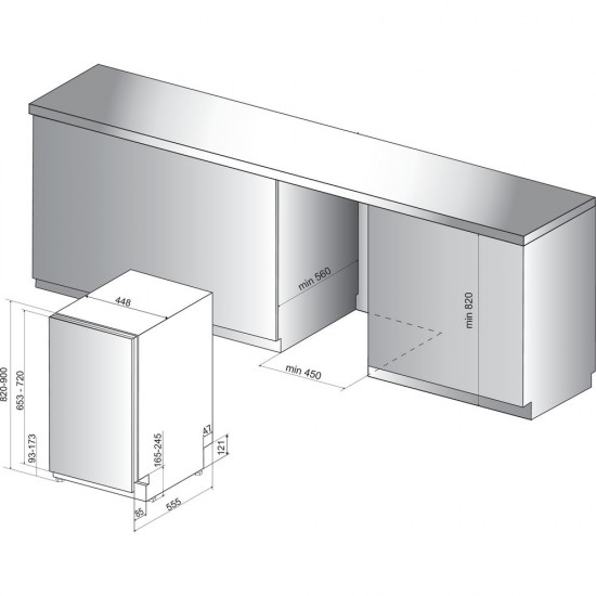 Съдомиялна Whirlpool WSIP 4O33 PFE