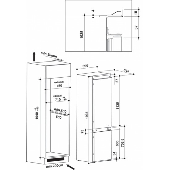 Хладилник Whirlpool SP40 801 EU 1